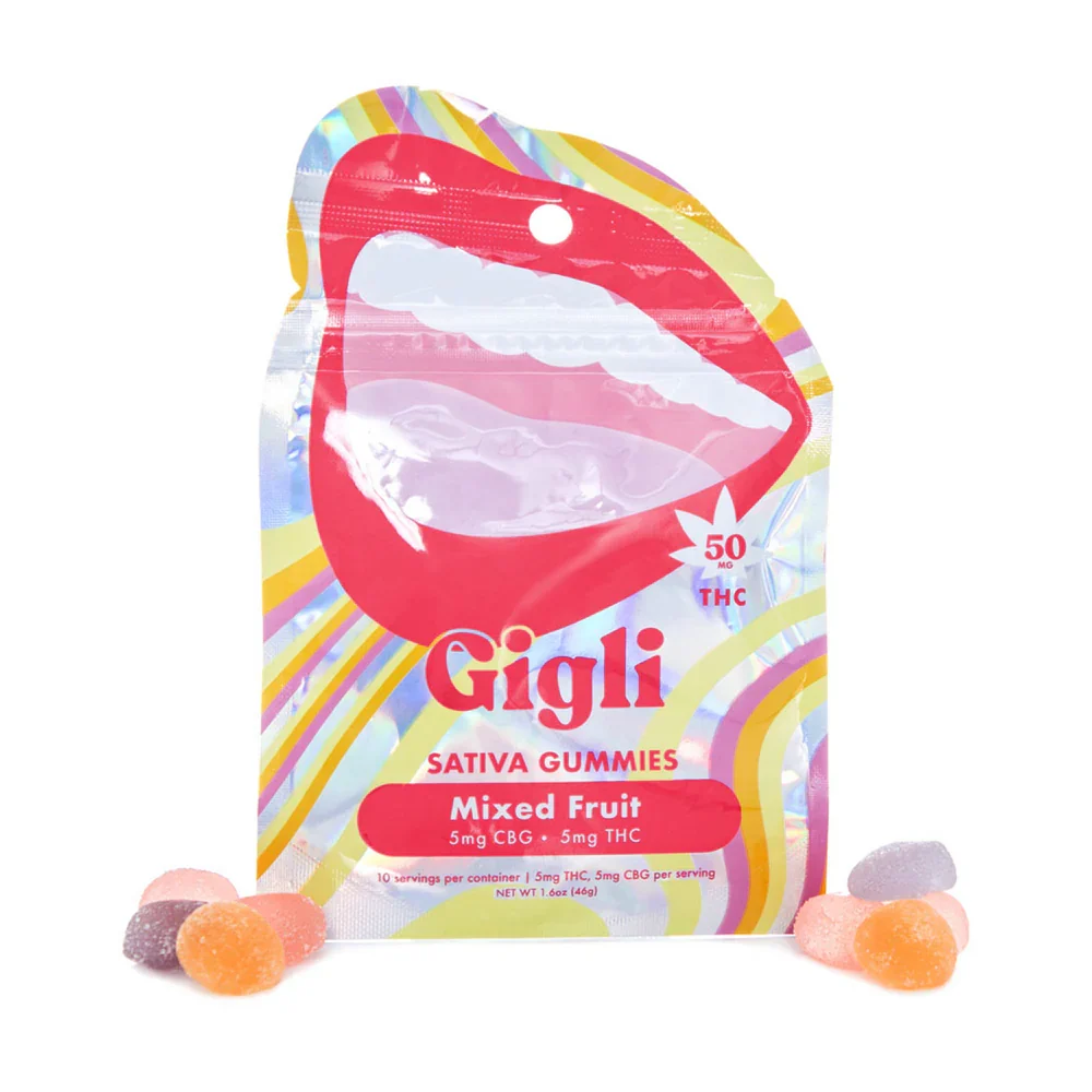 Gigli - THC 5mg - Gummies - Mixed Fruit - 10 Pack
