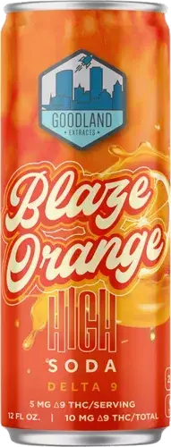 Goodland - THC 10mg - Blaze Orange - 4 Pack 12oz Can