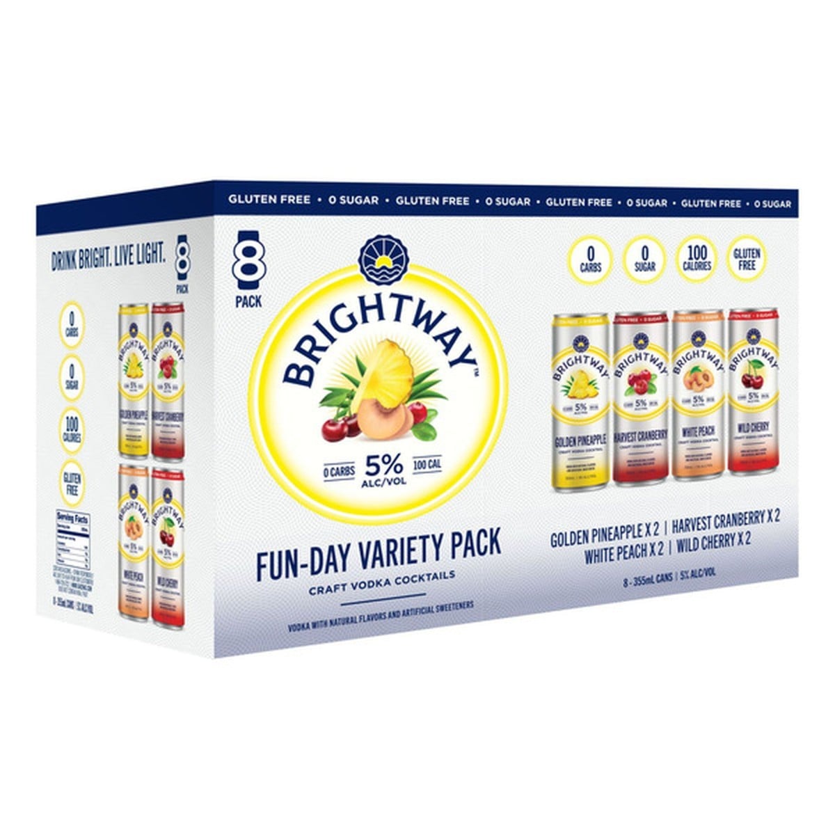 Brightway - RTD - Variety - 8 Pack 12oz Can