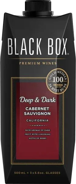 Black Box - Deep & Dark - Cabernet - 500ml