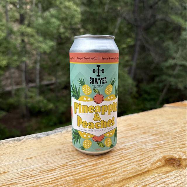 Sawyer Brewing - Pineapple & Peaches Sour - Single 16oz Can