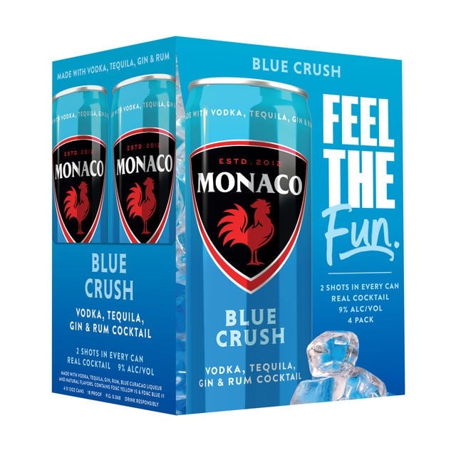 Monaco - RTD - Blue Crush - 4 Pack 12oz Can