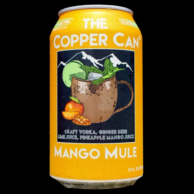The Copper Can - Mango Mule - 4 Pack 12oz Can