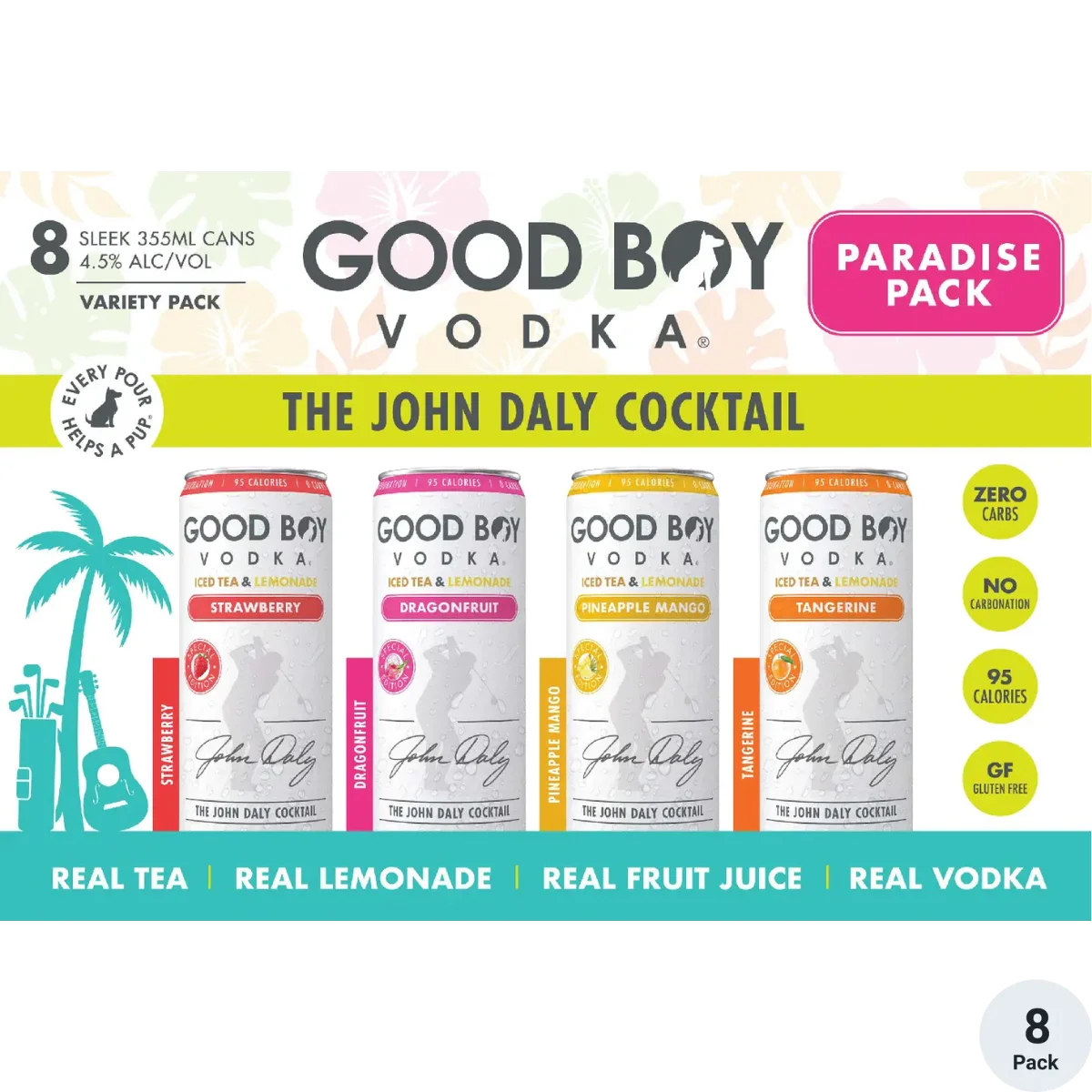 Good Boy - RTD - John Daly Paradise Pack - 8 Pack 12oz Can