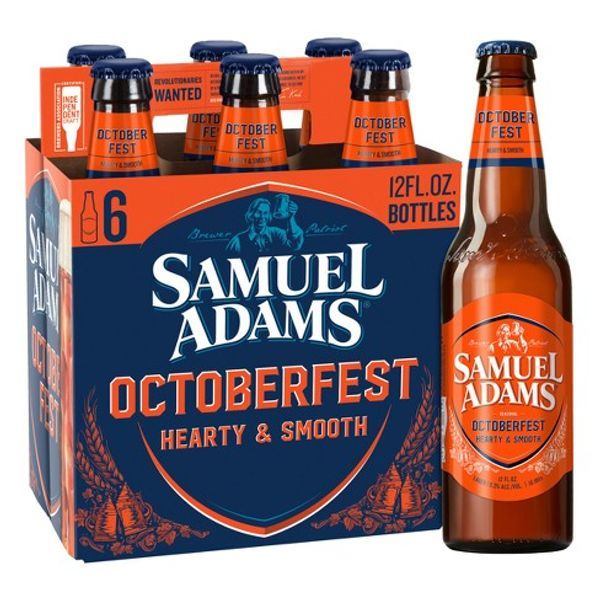 Sam Adams - Octoberfest - 6 Pack 12oz Bottle