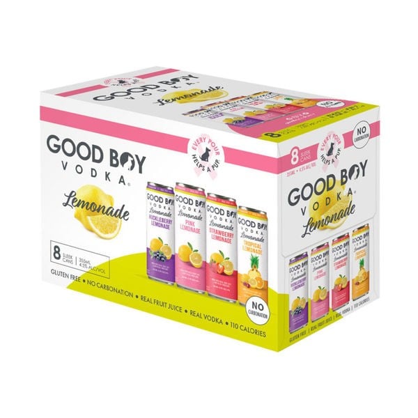 Good Boy - RTD - Lemonade Pack - 8 Pack 12oz Can