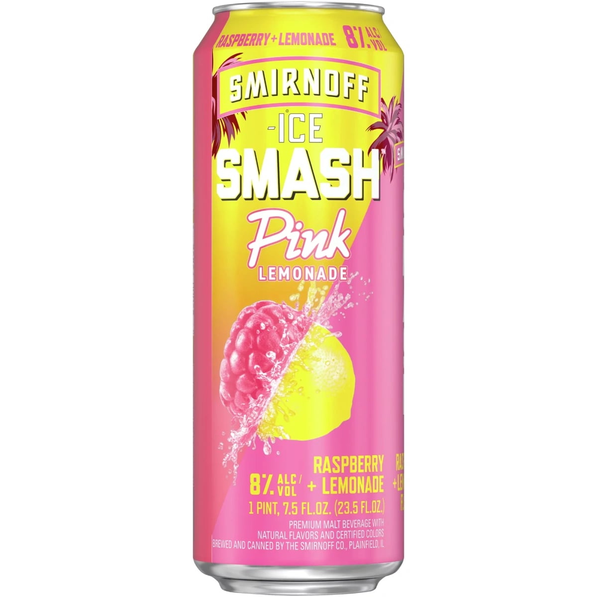 Smirnoff Ice - Smash - Pink Lemonade - 24oz Can
