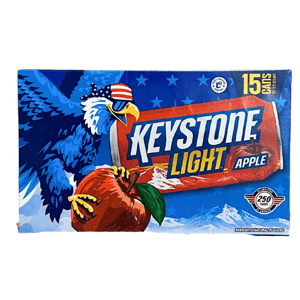 Keystone Light Apple - 15 Pack 12oz Can